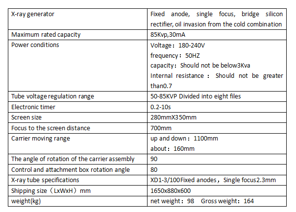 30mA medical bedside machine mobile X ray machinetechnical Parameters.png 30mA medical bedside machine mobile X ray machinetechnical Parameters.png