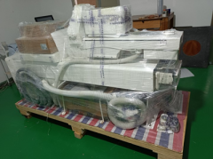 重庆客户订购的镰刀臂X光机发货